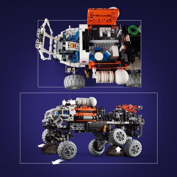 LEGO Technic 42180 Bemannad Mars Exploration Rover, leksak med rymdtema