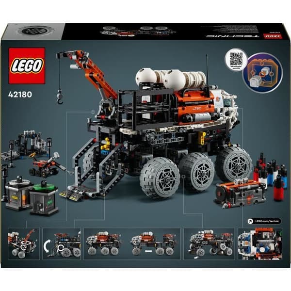 LEGO Technic 42180 Bemannad Mars Exploration Rover, leksak med rymdtema