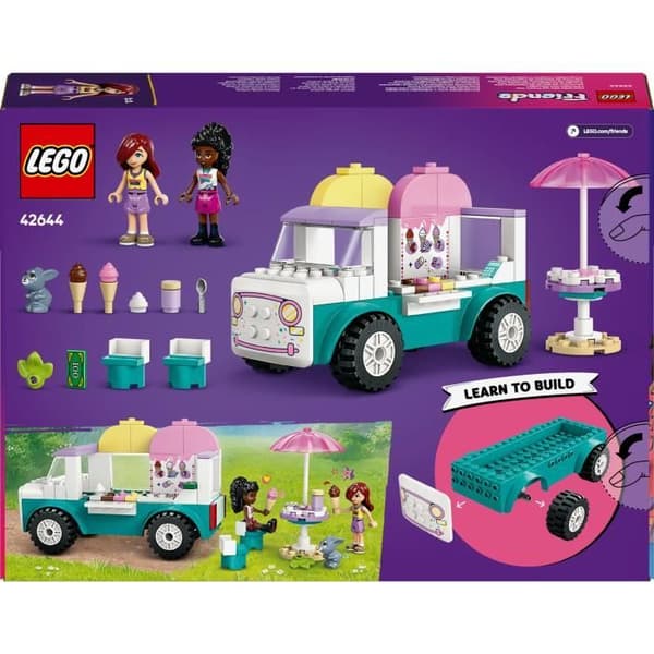 LEGO Friends 42644 Heartlake City Ice Cream Truck - Byggset för åldrarna 4 och uppåt