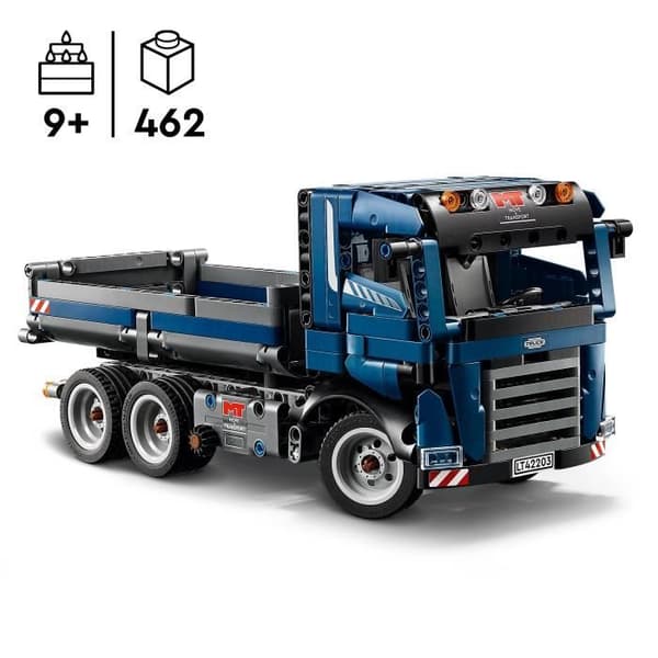 LEGO Technic 42203 Kipptruck - Byggset för pojkar från 9 år - Presentidé