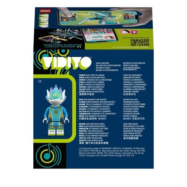 LEGO® 43104 VIDIYO™ Alien DJ BeatBox Music Video Maker, Musical Toy, Augmented Reality Set-app med minifigur