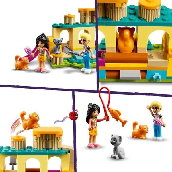 LEGO® 42612 Friends kattäventyr i parken, leksaker med djur och figurer, inklusive Olly, Liann och 2 kattfigurer
