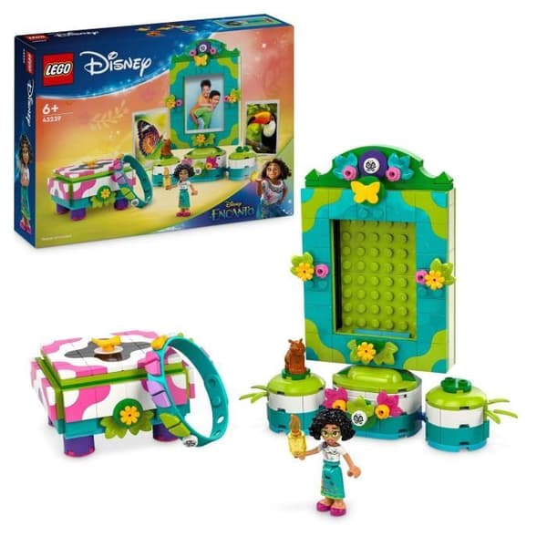 LEGO Disney Encanto 43239 Mirabels tavelram och smyckeskrin, kreativ leksak