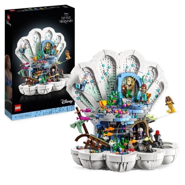 LEGO 43225 DISNEY DEN LILLA SJÖjungfruns kungliga skal, MODELL MODELL
