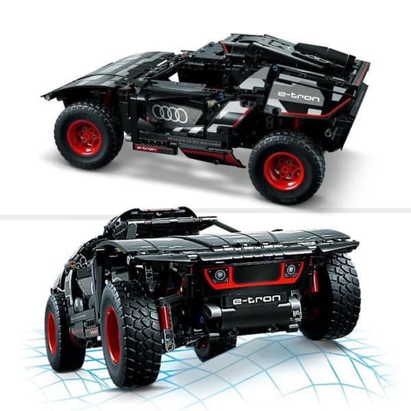 LEGO® Technic 42160 Audi RS Q e-tron, Fjärrkontrollerad Rallybil, Modell Off-Road Dakar
