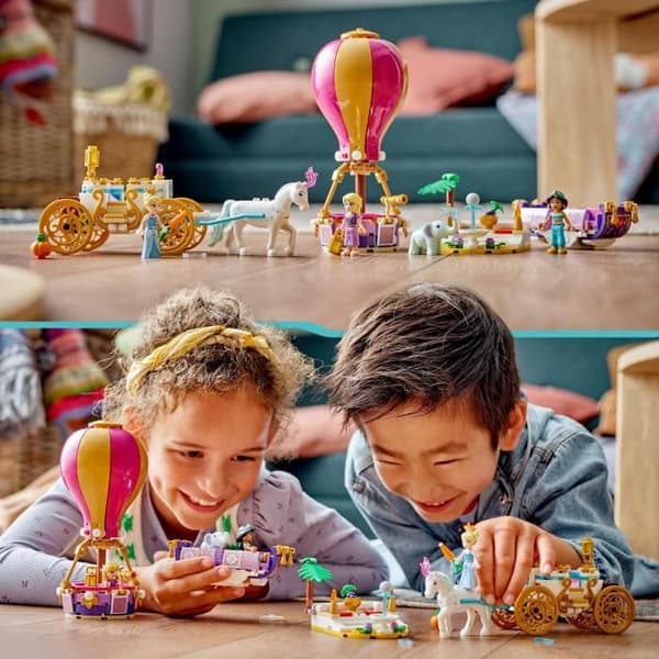 LEGO® Disney Princess 43216 Prinsessornas förtrollade resa, leksak med häst och minifigurer