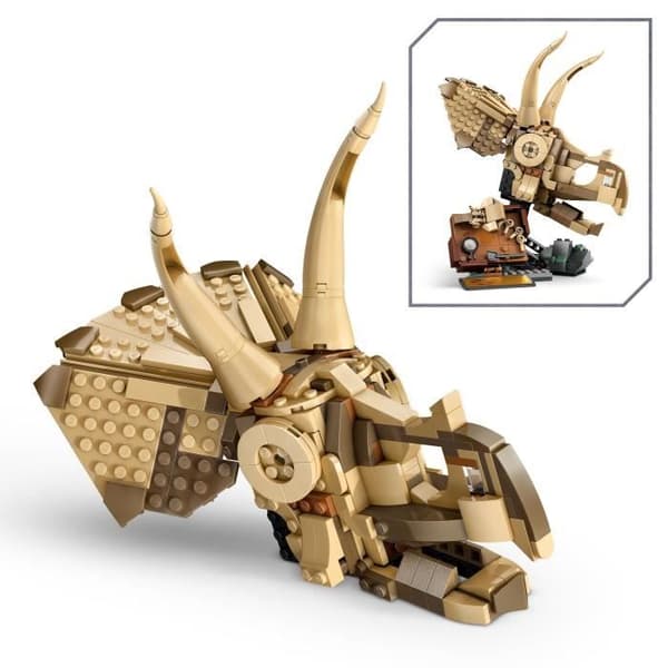 LEGO Jurassic World 76969 Dinosaur Fossils: Triceratops Skull - Spel 9 år gammal