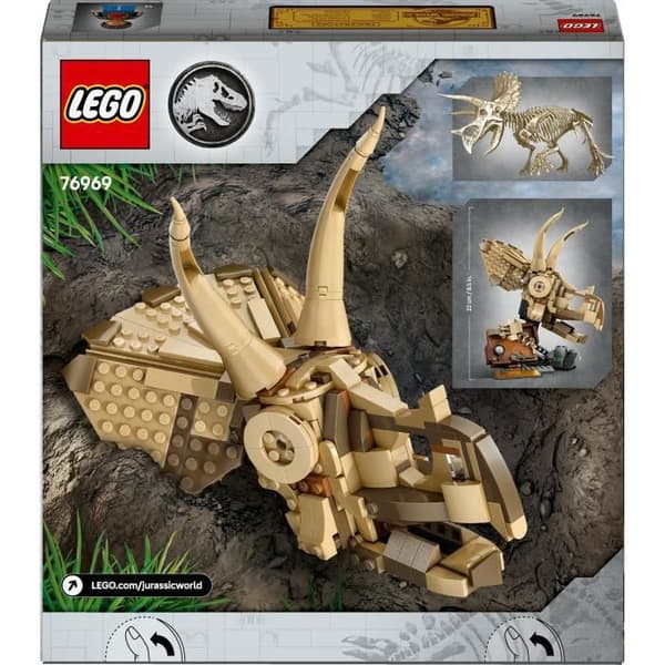 LEGO Jurassic World 76969 Dinosaur Fossils: Triceratops Skull - Spel 9 år gammal