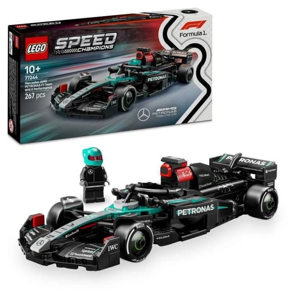 LEGO Speed Champions 77244 F1-bil Mercedes-AMG W15 - Byggset för barn från 10 år
