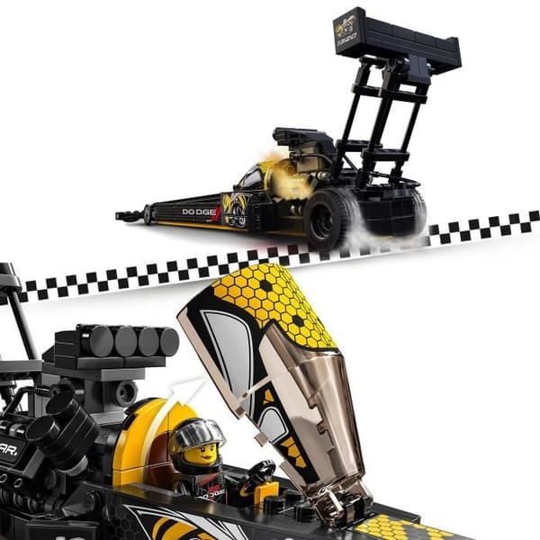 LEGO® 76904 Speed Champions Set Mopar Dodge//SRT Top Fuel Dragster &amp; 1970 Dodge Challenger T/A