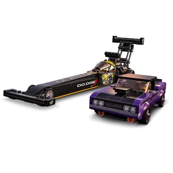 LEGO® 76904 Speed Champions Set Mopar Dodge//SRT Top Fuel Dragster &amp; 1970 Dodge Challenger T/A