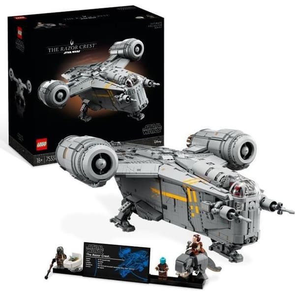 LEGO Star Wars 75331 Razor Crest, Model Spaceship, The Mandalorian, UCS Collection