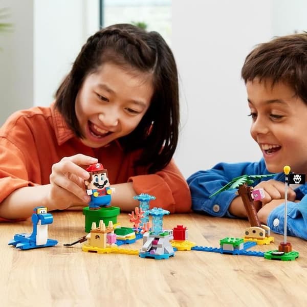 LEGO® 71398 Super Mario Dorries Seaside Expansion Set, byggleksak med krabba för barn 6+