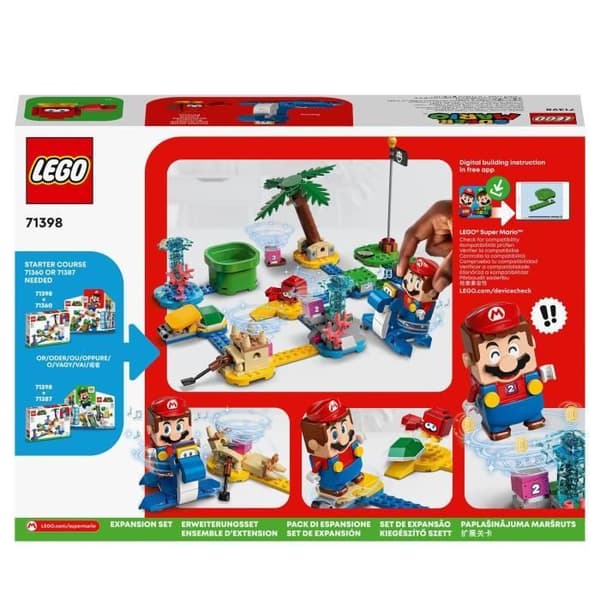 LEGO® 71398 Super Mario Dorries Seaside Expansion Set, byggleksak med krabba för barn 6+