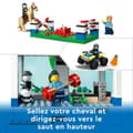 Miniatyrbild 3 av 6: LEGO® City 60372 Police Training Center, med hästminifigur, leksaksbil
