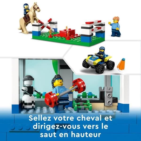 LEGO® City 60372 Police Training Center, med hästminifigur, leksaksbil