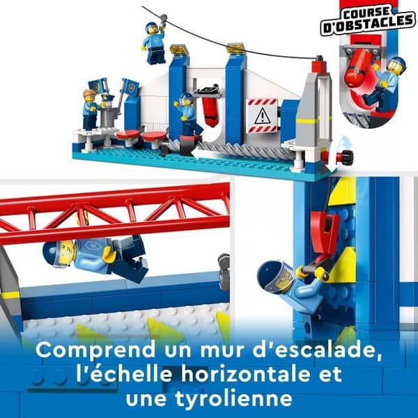 LEGO® City 60372 Police Training Center, med hästminifigur, leksaksbil