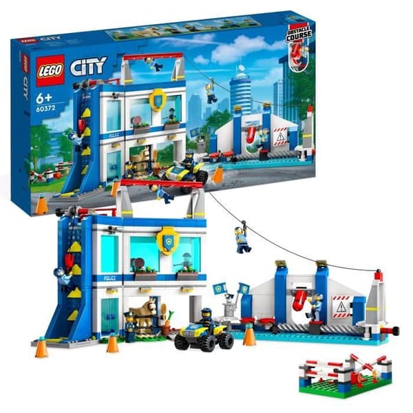LEGO® City 60372 Police Training Center, med hästminifigur, leksaksbil