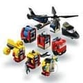 Miniatyrbild 3 av 6: LEGO City 60462 Helikopter, brandbil och modulär ubåt - Leksak från 7 år