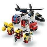 LEGO City 60462 Helikopter, brandbil och modulär ubåt - Leksak från 7 år
