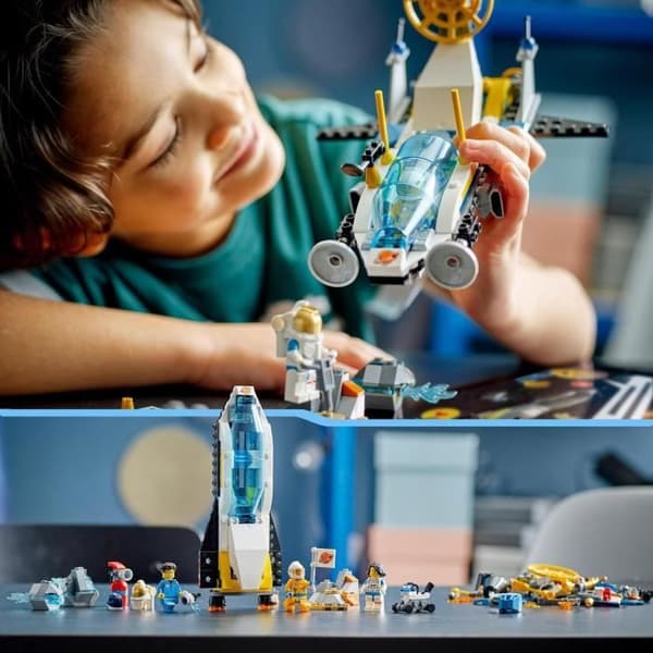 LEGO® City 60354 Mars rymdutforskningsuppdrag, interaktiv byggleksak