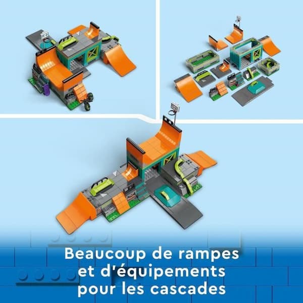 LEGO® City 60364 Urban Skatepark Stuntleksak med BMX-cykel, skateboard och rullskridskor