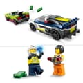 Miniatyrbild 4 av 6: LEGO® 60415 City Jakten mellan polisbilen och superbilen, leksak med minifigurer, present till barn