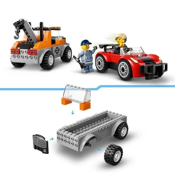 LEGO® City 60435 Dragbilen och sportbilen, byggspel från 4 år