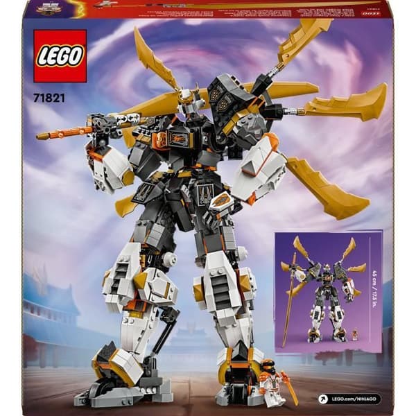 LEGO® NINJAGO® 71821 Cole's Titan Dragon - Ninja Robot och äventyrsleksak