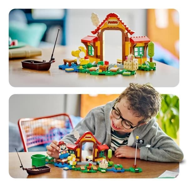 LEGO® Super Mario 71422 Mario's Picknick Expansion Set, kombinera leksak med startpaket