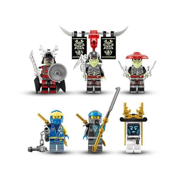 LEGO® NINJAGO 71785 Jay's Robot Titan, barnleksak, med minifigurer och armborst