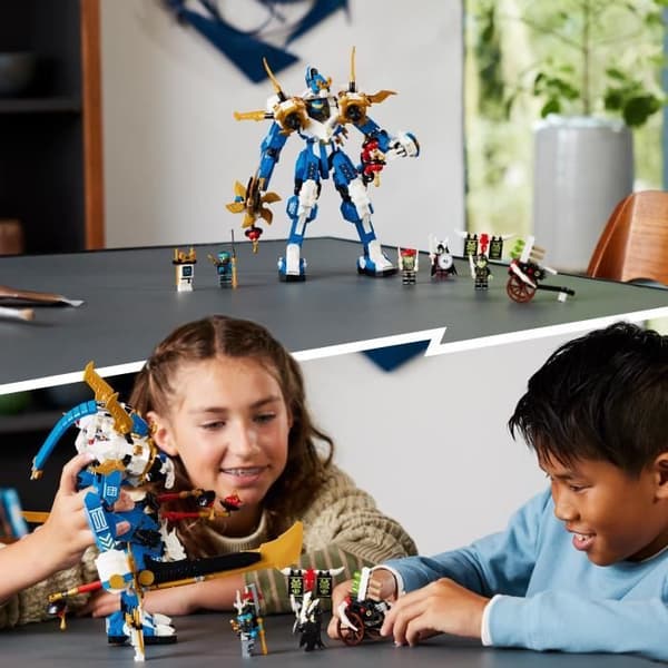 LEGO® NINJAGO 71785 Jay's Robot Titan, barnleksak, med minifigurer och armborst