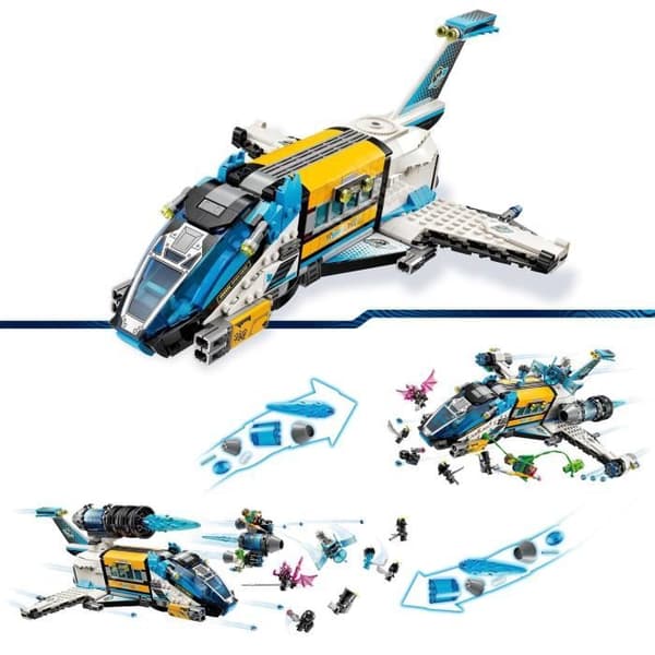 LEGO® DREAMZzz 71460 Mr. Oz rymdbuss, 2-i-1 rymdskeppsleksak, med Z-Blob