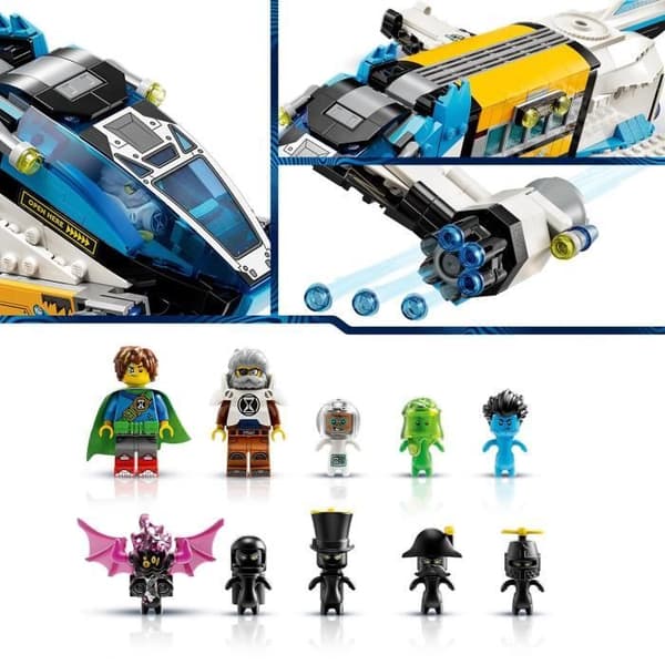 LEGO® DREAMZzz 71460 Mr. Oz rymdbuss, 2-i-1 rymdskeppsleksak, med Z-Blob