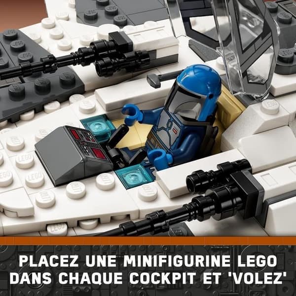 LEGO Star Wars 75348 Mandalorian Fang Fighter vs. TIE Interceptor Starship Toy