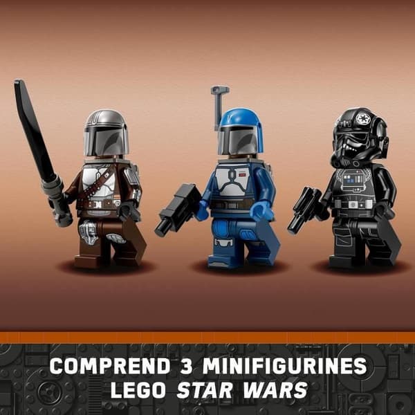 LEGO Star Wars 75348 Mandalorian Fang Fighter vs. TIE Interceptor Starship Toy