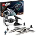 Miniatyrbild 2 av 6: LEGO Star Wars 75348 Mandalorian Fang Fighter vs. TIE Interceptor Starship Toy