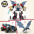Miniatyrbild 3 av 6: LEGO NINJAGO 71834 Zane's Ultra Combo Robot - 4-i-1 byggspel från 9 år
