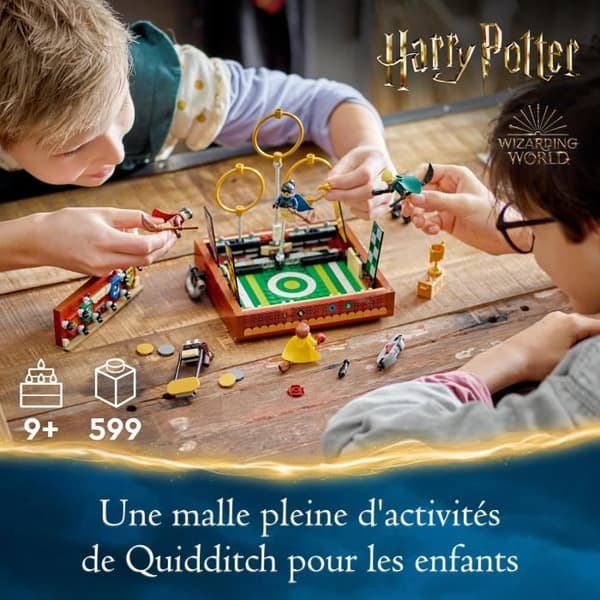 LEGO® Harry Potter 76416 Quidditch Trunk, 1- eller 2-spelares leksak, med 3 Quidditch-spel