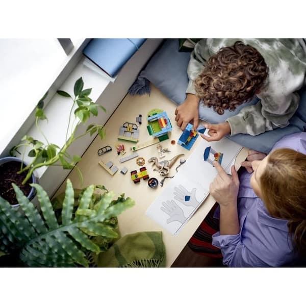 LEGO® Jurassic Park 76957 Velociraptor Escape Toy med dinosaurie och bil