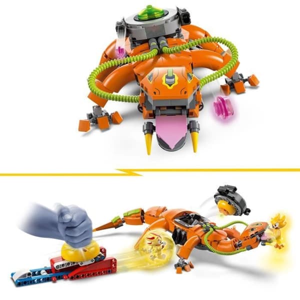LEGO Sonic the Hedgehog 77003 Super Shadow kontra Biolizard Present för spelare från 9 år och uppåt