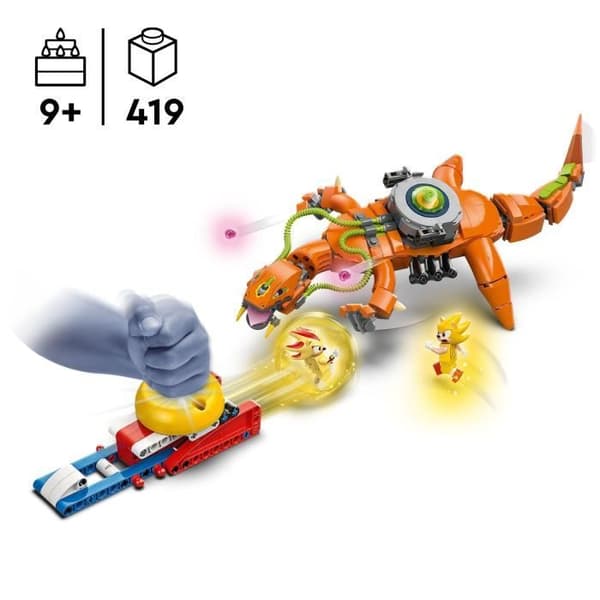 LEGO Sonic the Hedgehog 77003 Super Shadow kontra Biolizard Present för spelare från 9 år och uppåt