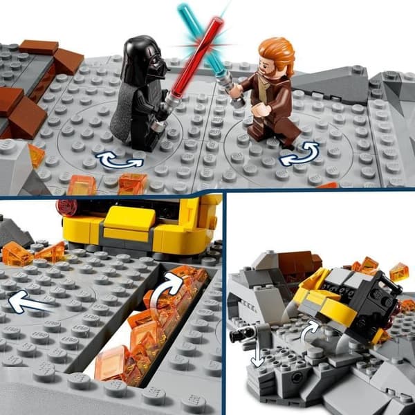 LEGO® 75336 Star Wars Obi-Wan Kenobi vs. Darth Vader, minifigurer, ljussabel och sprängpistol, för åldrarna 8 och uppåt