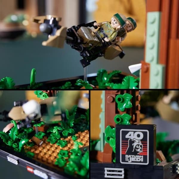 LEGO® Star Wars 75353 Endor Speeder Chase Diorama med Luke Skywalker