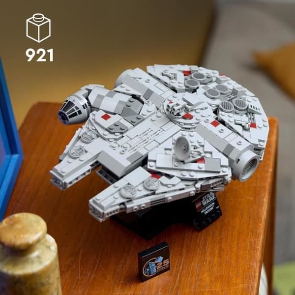 LEGO Star Wars 75375 Millennium Falcon, Byggset, Rymdskepp, Vuxna