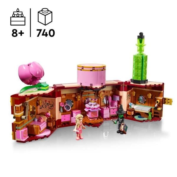 LEGO® Wicked 75683 Glinda och Elphabas sovsal - Samlarmodell med minidockor