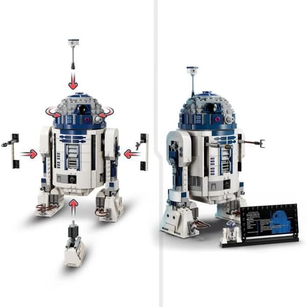 LEGO Star Wars 75379 R2-D2, byggbar droidleksak, present till barn, kamplek