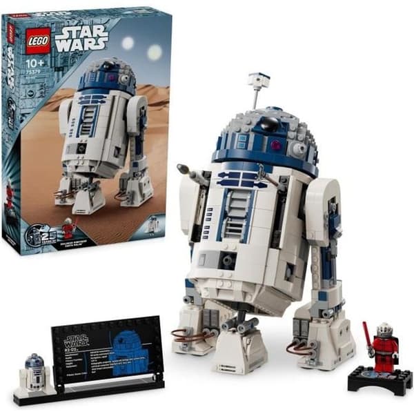 LEGO Star Wars 75379 R2-D2, byggbar droidleksak, present till barn, kamplek