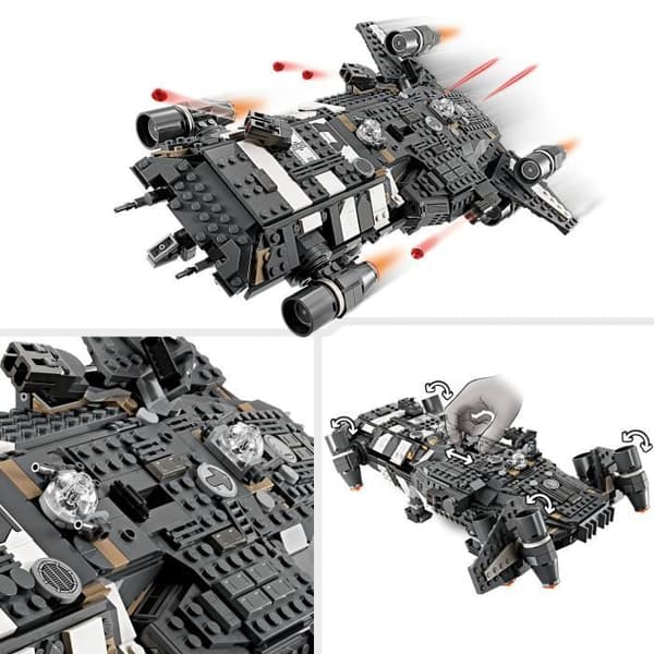 LEGO 75374 Star Wars Skeleton Crew Le Onyx Cinder - Samlarfartyg - Kreativ Byggleksak - Setet Innehåller