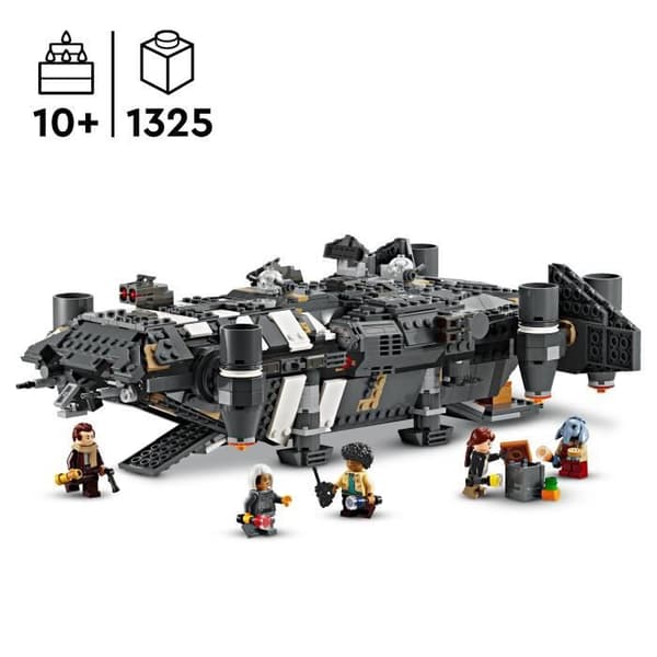 LEGO 75374 Star Wars Skeleton Crew Le Onyx Cinder - Samlarfartyg - Kreativ Byggleksak - Setet Innehåller